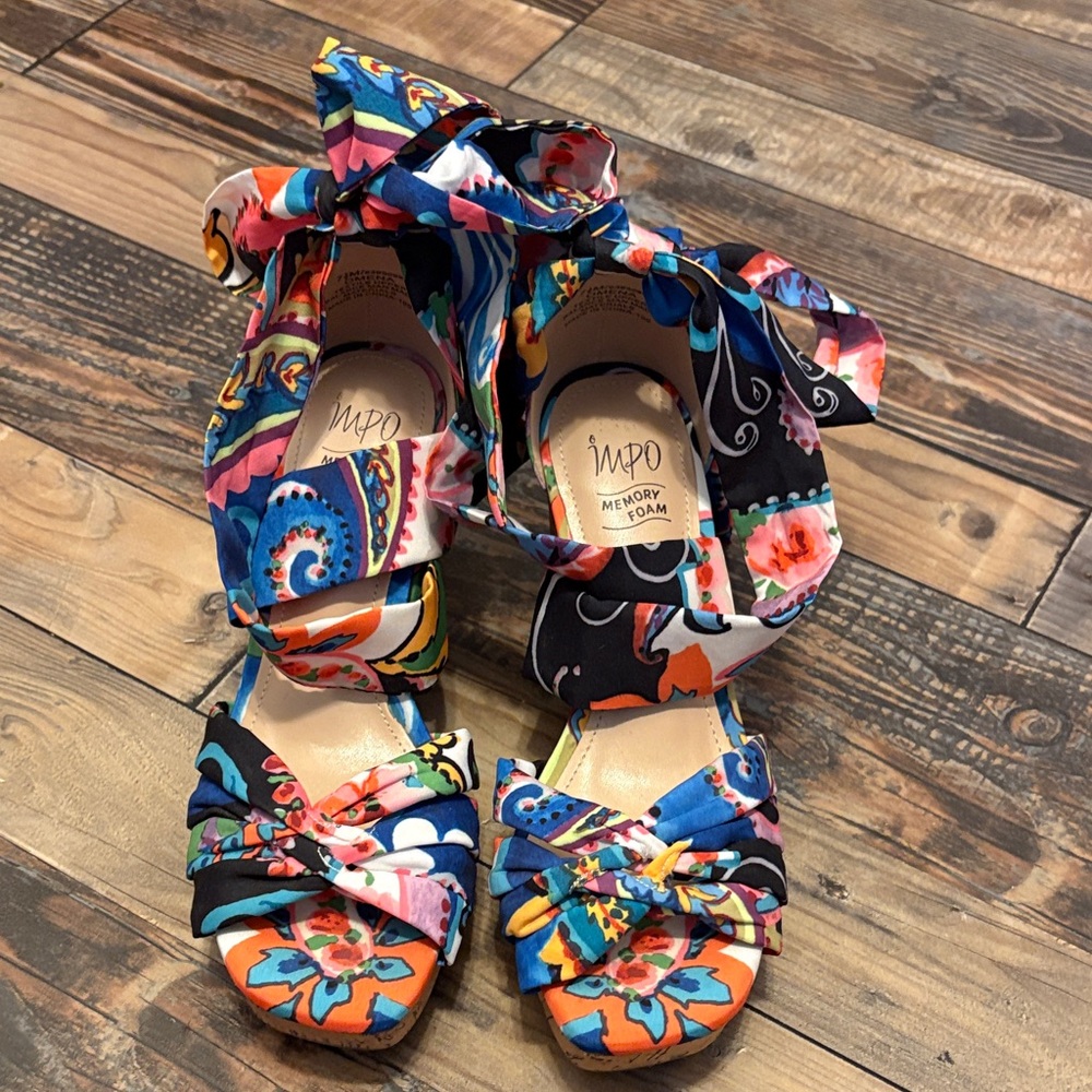 Colorful Floral Sandals